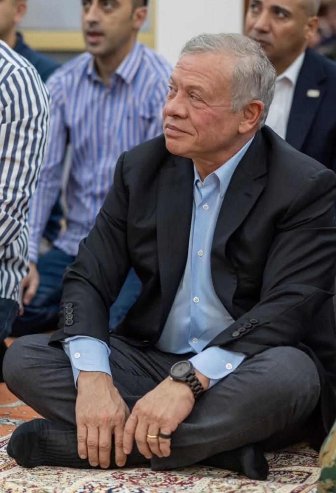 صحيفة عمون : ابتسامة جلالة الملك .. رسالة طمأنينة